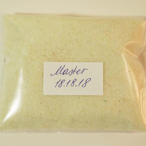 Master / Мастер 18.18.18+МЭ Удобрение корневое 100 г фасовка Valagro Италия